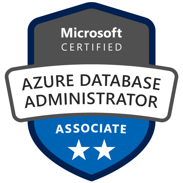 Microsoft Certified Azure Database Administrator Associate Badge